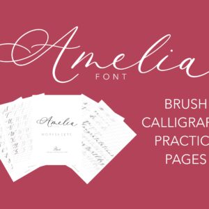 Amelia Font Worksheets - Pearl Tehillah